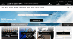 Desktop Screenshot of lexusofnorthmiami.com